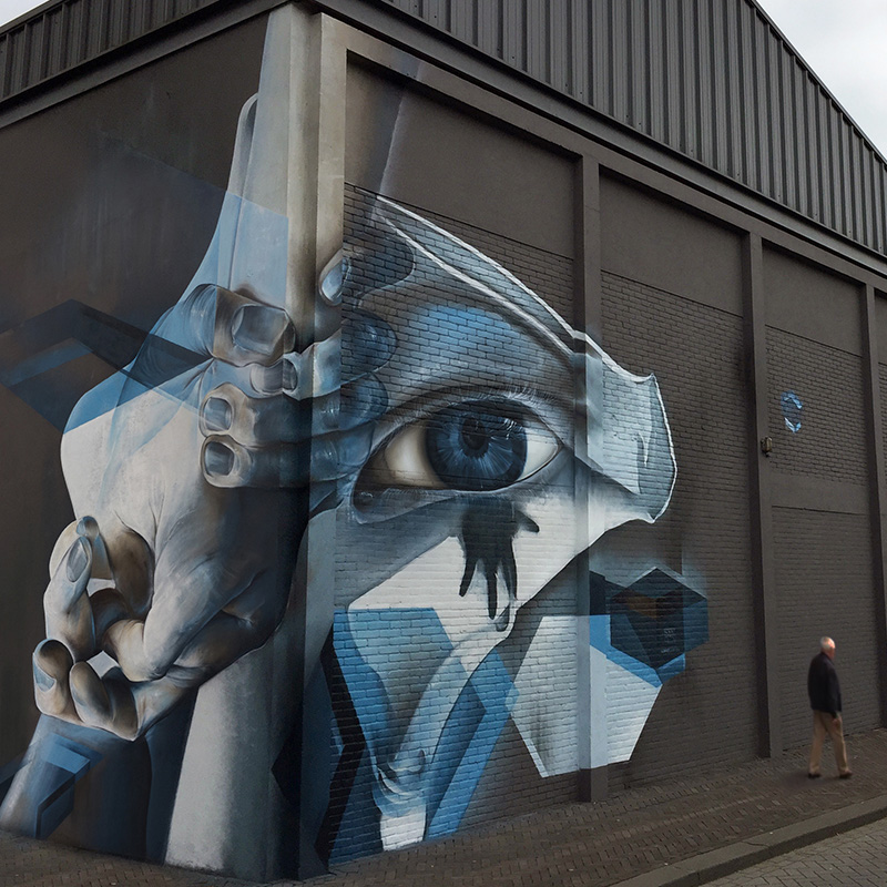 mural side wall theater