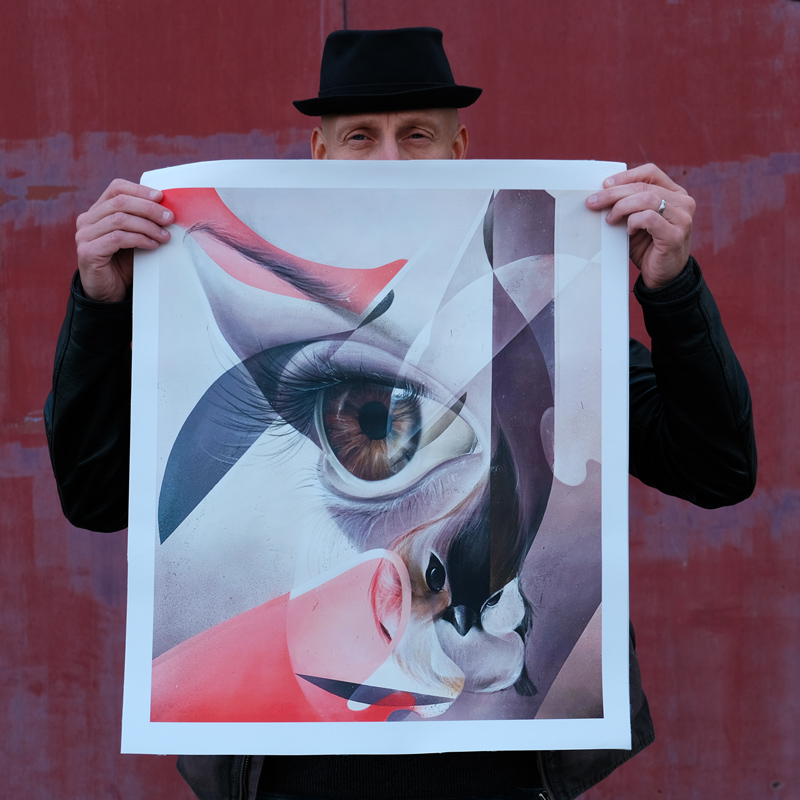 gomad fine art print mirror to your soul