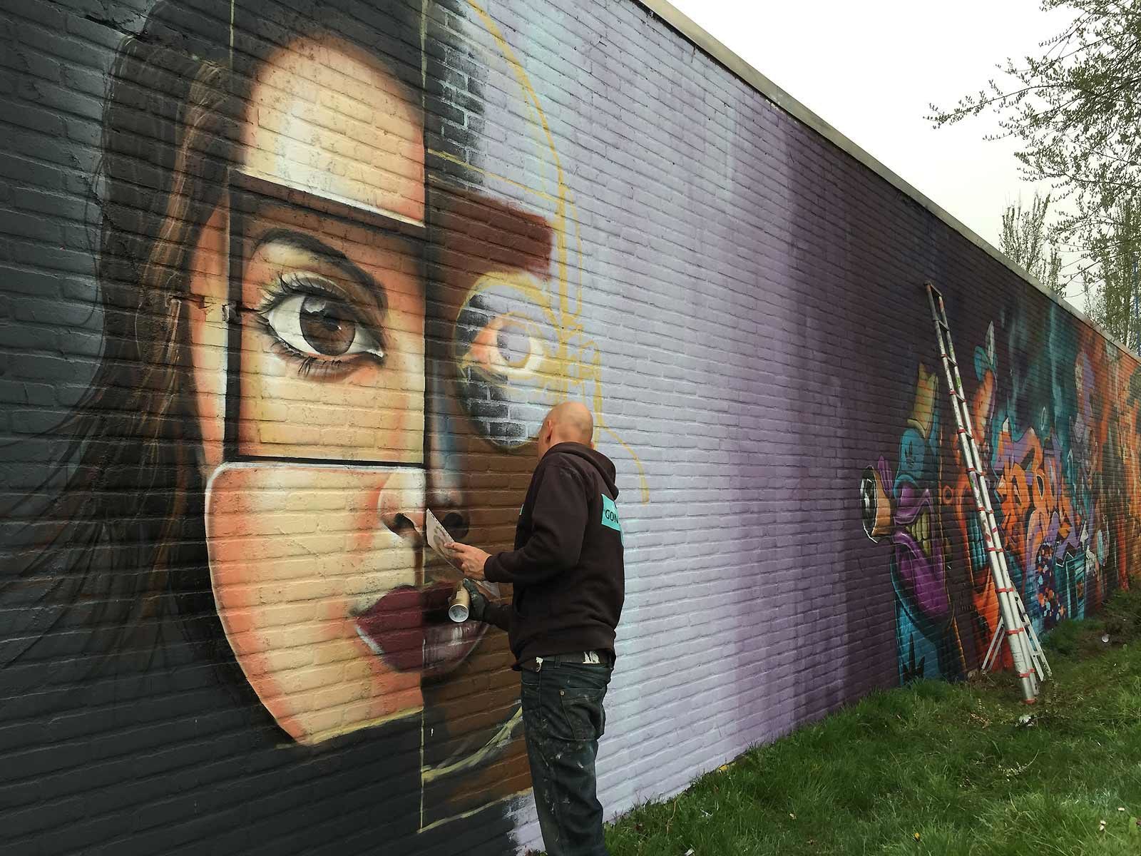 wat kost een graffiti muurschildering