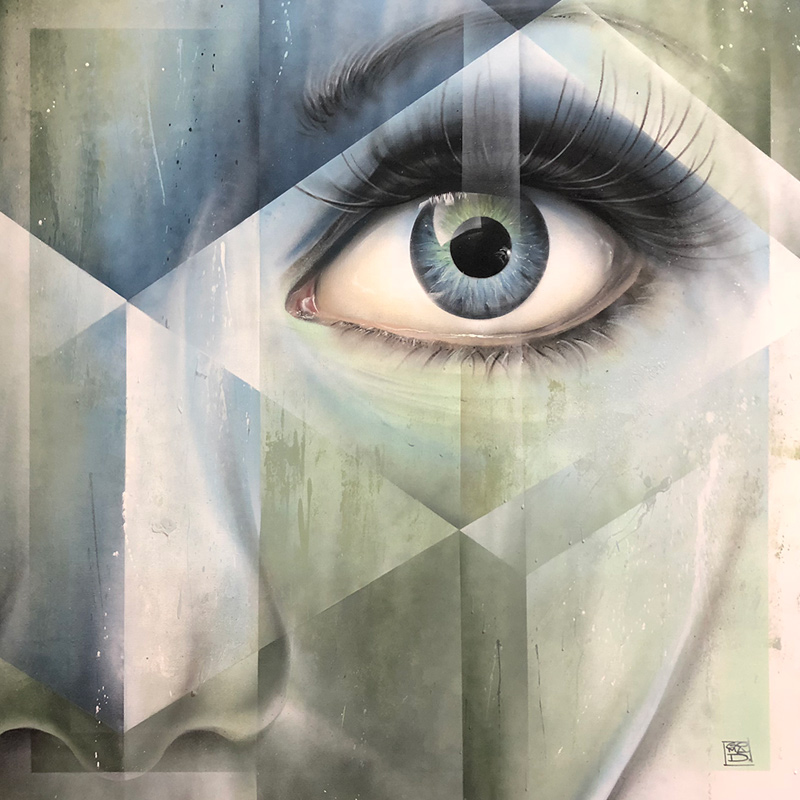 gomad street art on canvas