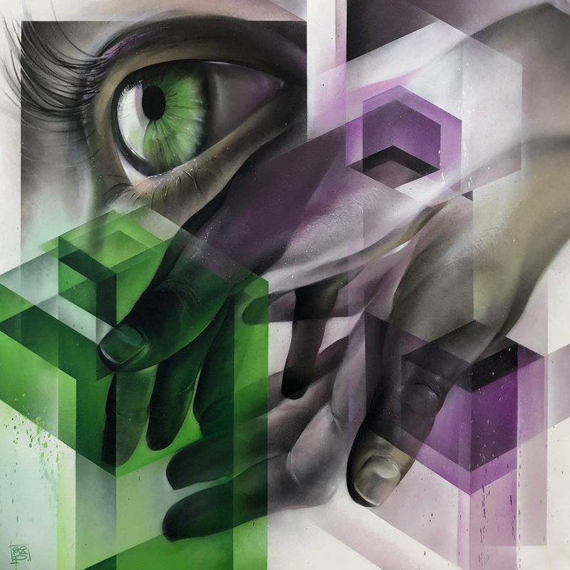 gomad urban fine art on canvas