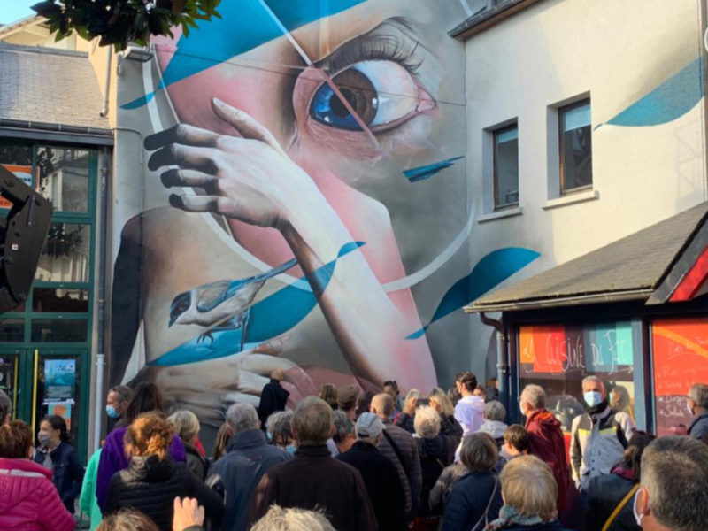 gomad mural muurschildering saint-brieuc france justdopaint festival Street Art and Mural Festivals Explained
