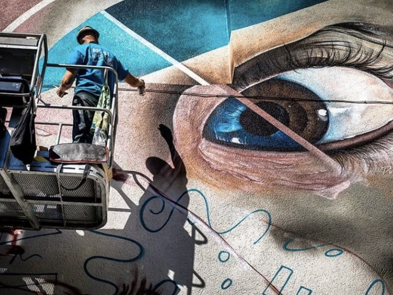 gomad mural muurschildering saint-brieuc france justdopaint festival gomad mural muurschildering saint-brieuc france justdopaint festival