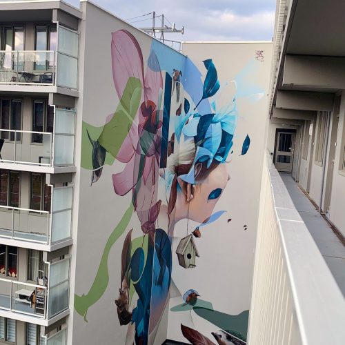 gomad mural flat building geleen