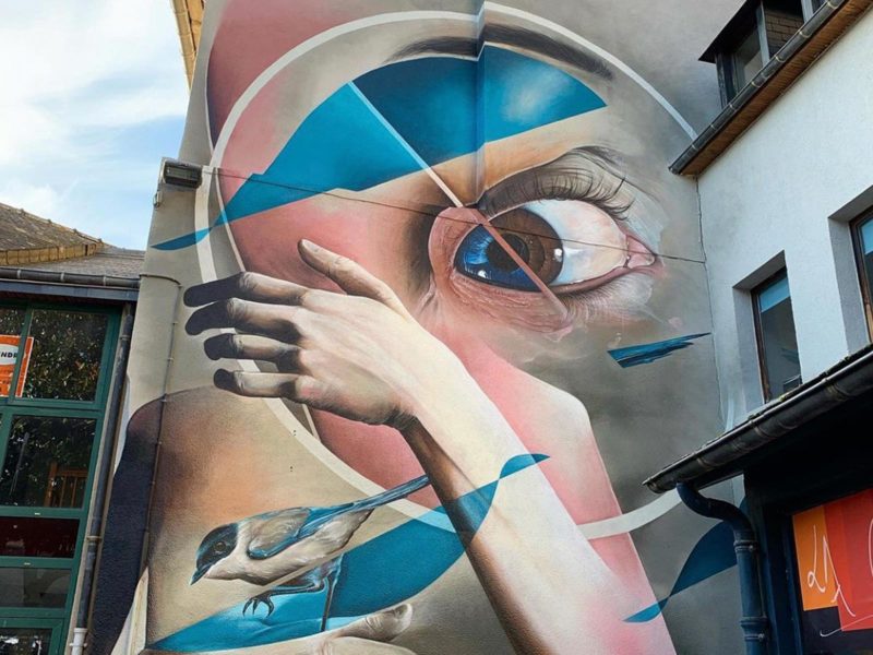 gomad mural muurschildering saint-brieuc france justdopaint festival gomad mural muurschildering saint-brieuc france justdopaint festival