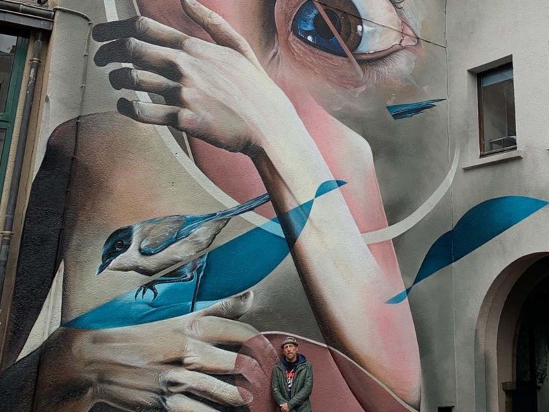gomad mural muurschildering saint-brieuc france justdopaint festival gomad mural muurschildering saint-brieuc france justdopaint festival