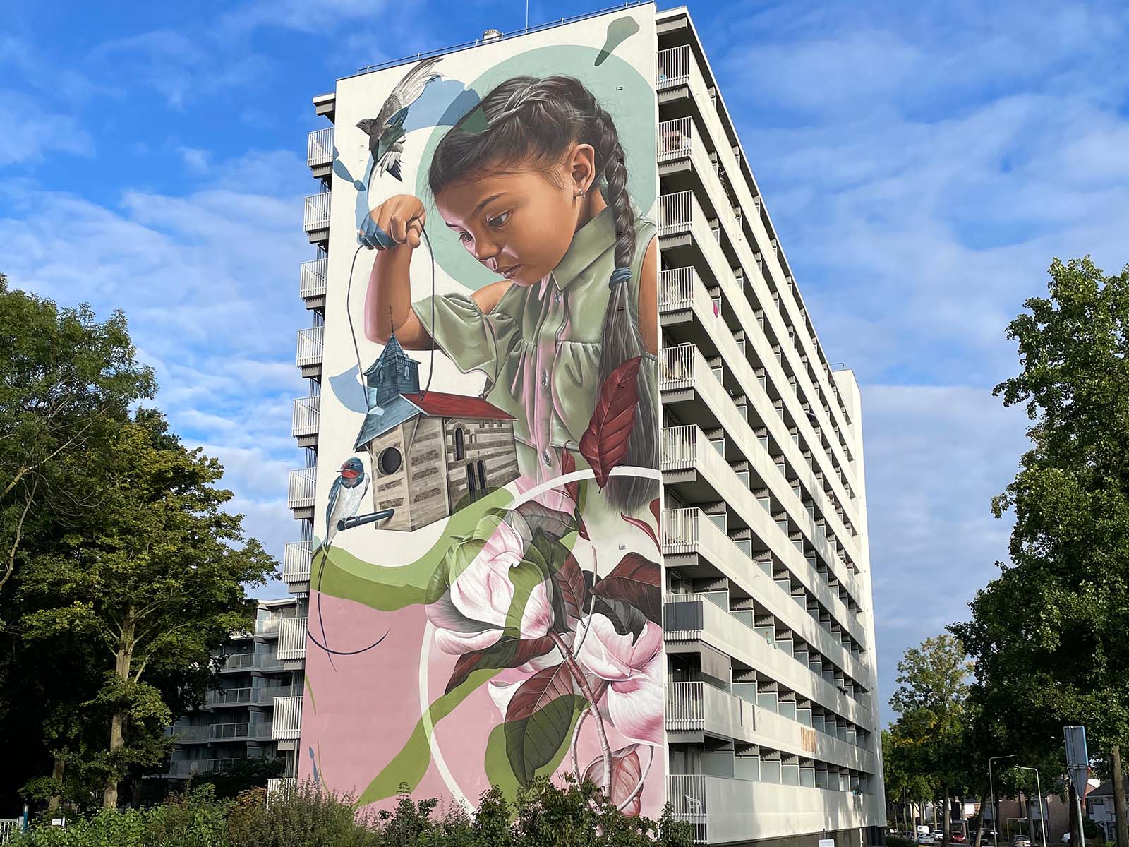 gomad xl mural flat building geleen smug