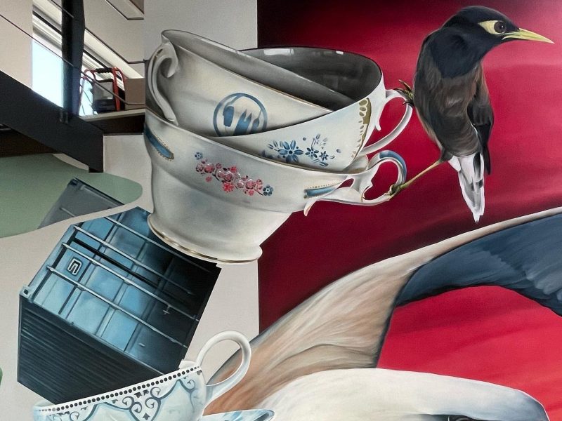 A tribute to transport and company heritage gomad mural art jobeco roermond