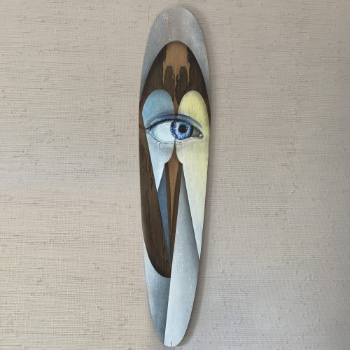 gomad urban art longboard honey badger deck artinfect