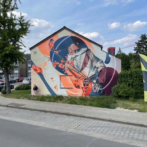 gomad mural wallin goldmine street art festival gent belgium