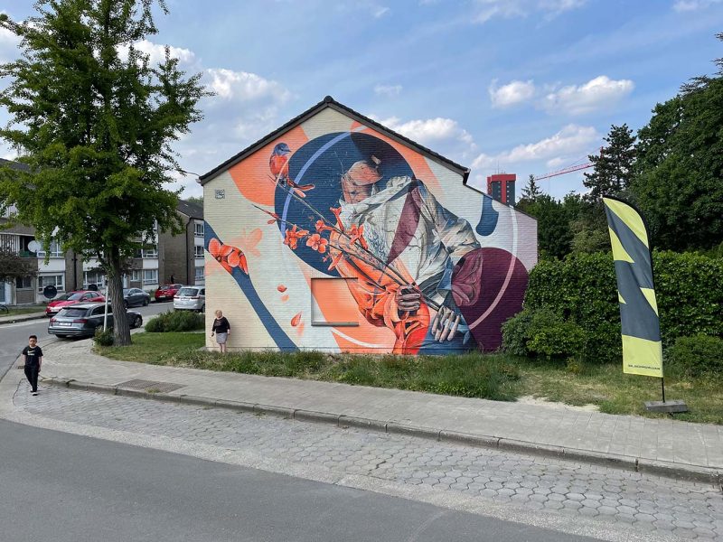 gomad mural wallin goldmine street art festival gent 2 gomad mural wallin goldmine street art festival gent belgium