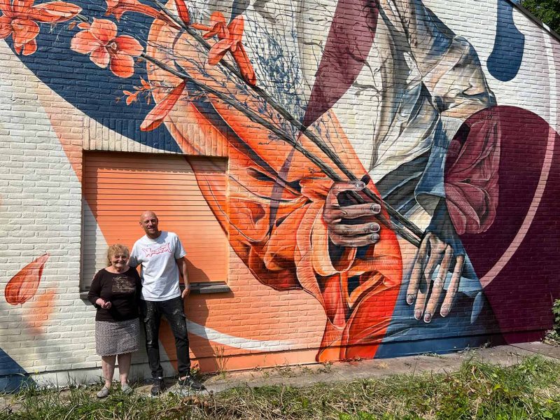 gomad mural wallin goldmine street art festival gent belgium gomad mural wallin goldmine street art festival gent belgium