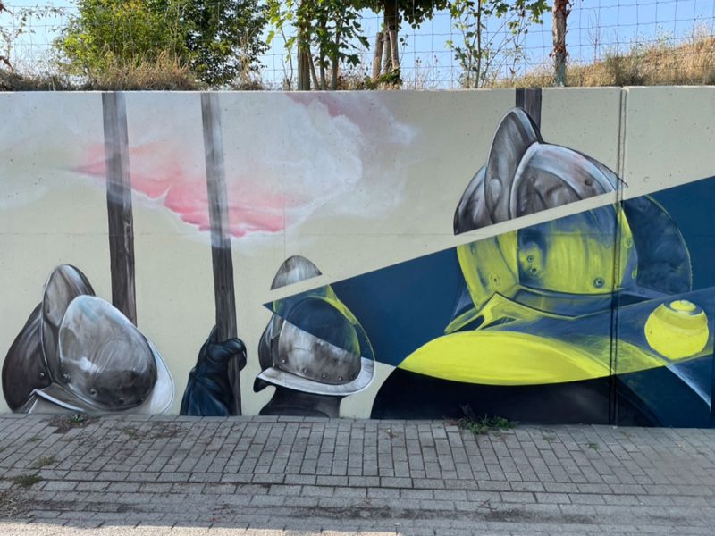 gomad-muurschildering-slag-om-stevensweert-1 gomad muurschildering slag om stevensweert