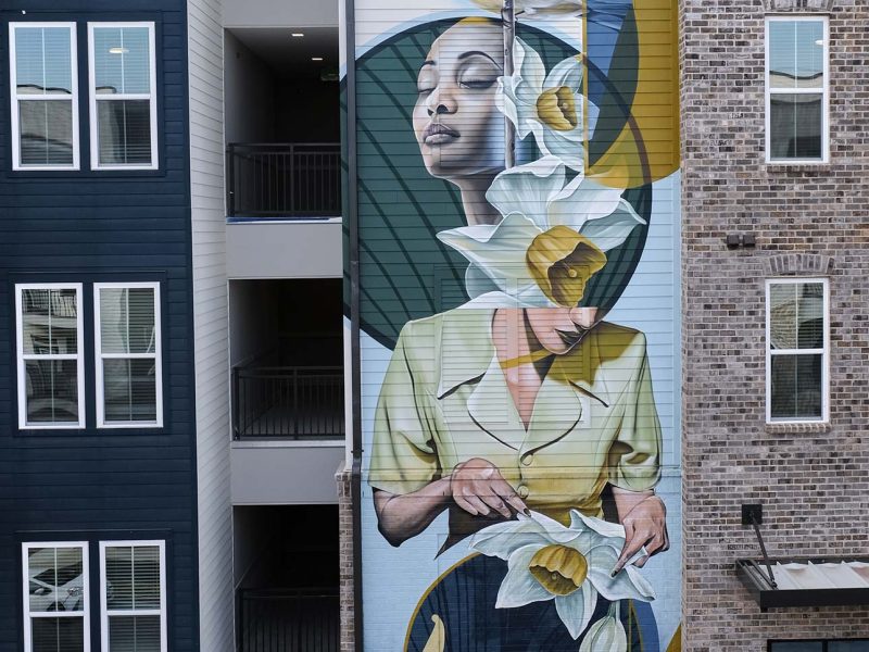 gomad sun kissed mural wxllspace atlanta usa gomad sun kissed mural wxllspace atlanta usa