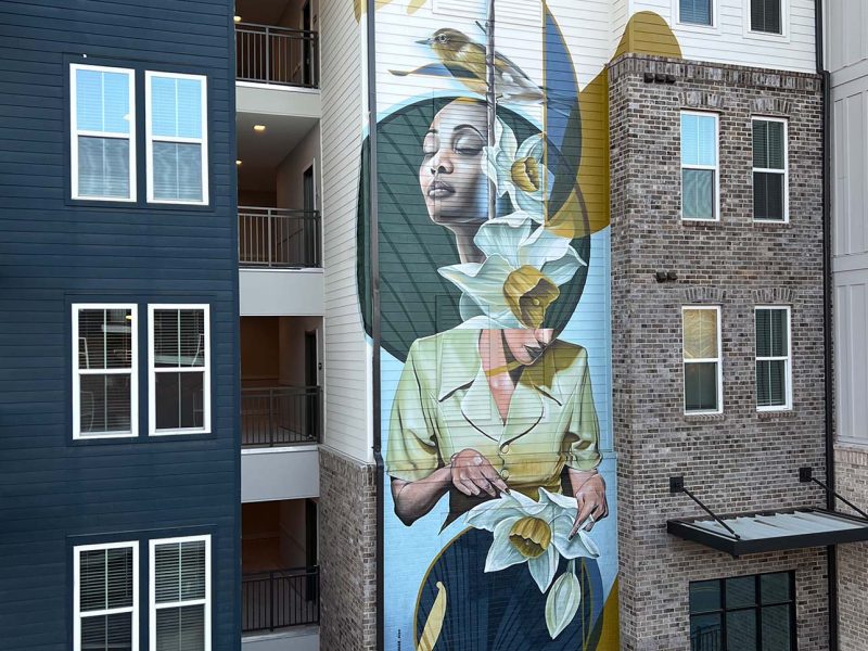 gomad sun kissed mural wxllspace atlanta usa gomad sun kissed mural wxllspace atlanta usa