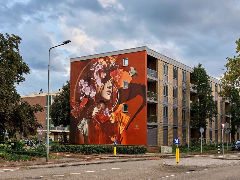gomad mural geleen oranjelaan gomad mural muurschildering geleen oranjelaan
