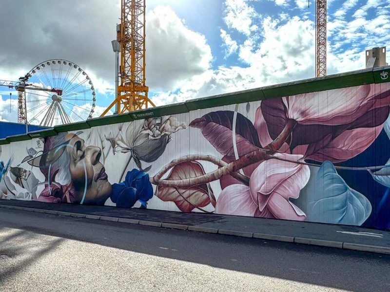 gomad mural gothenburg sweden GOMAD large scale mural gothenburg sweden trafikverket