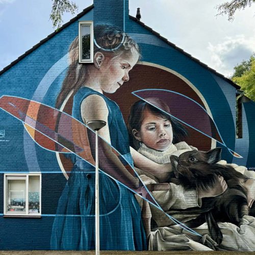 gomad mural muurschildering gruuts op mariaberg maastricht