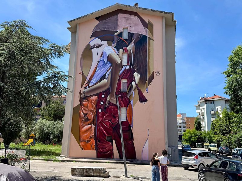 gomad mural pulpa festival pescara italy gomad mural pulpa festival pescara italy