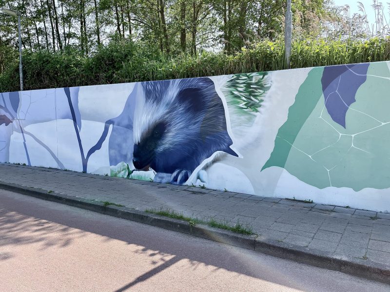 gomad tunnel mural duin horst en weide wassenaar