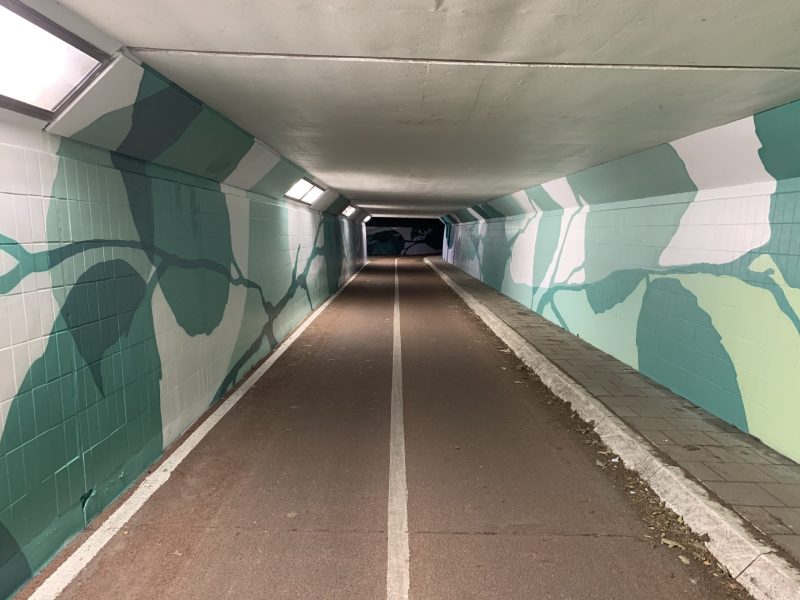 gomad tunnel mural duin horst en weide wassenaar