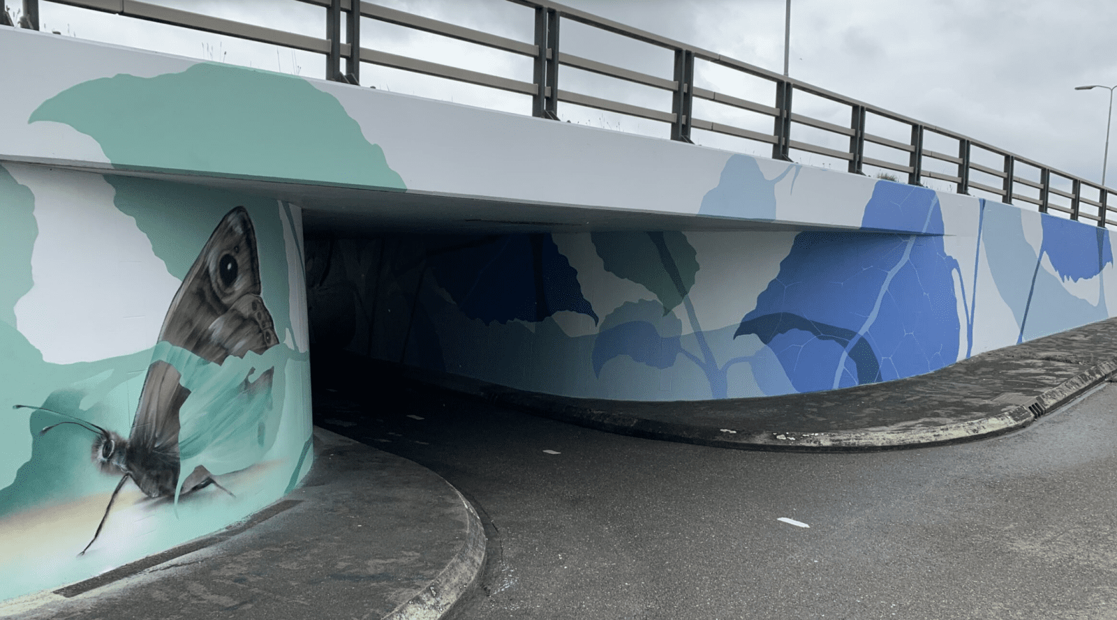 graffiti voor tunnel projecten duin horst en weide wassenaar