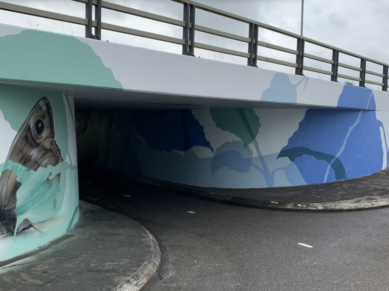 graffiti voor tunnel projecten duin horst en weide wassenaar