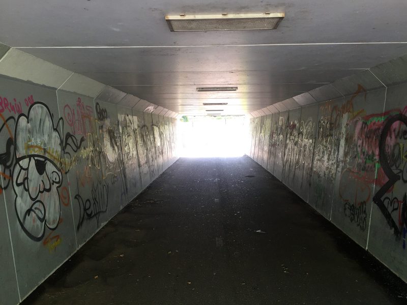 gomad anti graffiti muurschildering fietstunnel meerssen