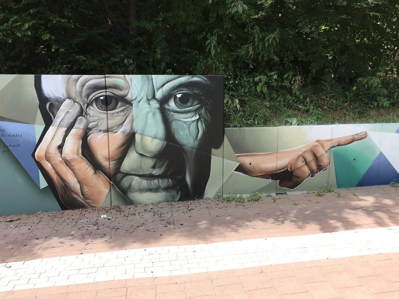 gomad anti graffiti muurschildering fietstunnel meerssen