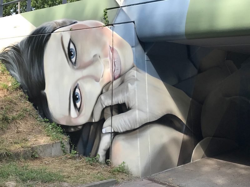 gomad anti-graffiti muurschildering fietstunnel meerssen