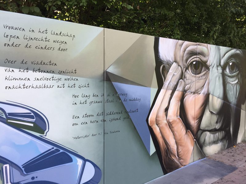 gomad anti-graffiti muurschildering fietstunnel meerssen