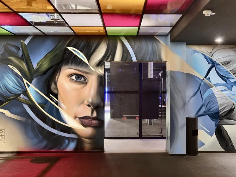 gomad mural john reed fitness berlin Dynamic GOMAD inferior mural for John Reed gym in Berlin