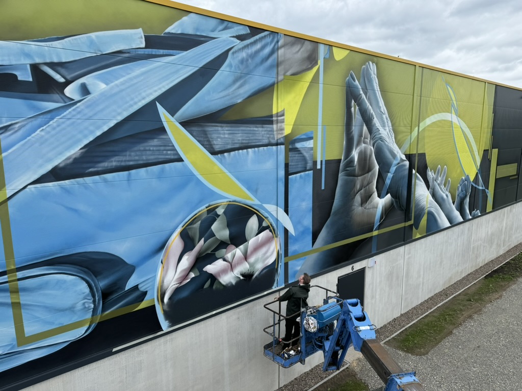 DLH Gewerbecampus gomad mural delmenhorst germany