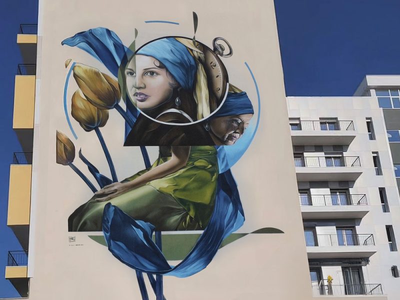 GOMAD mural Tirana Albania GOMAD mural Tirana Albania