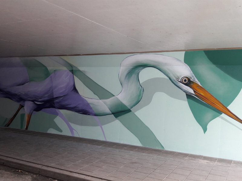 Gomad graffiti muurschilderingen fietstunnel Goirle