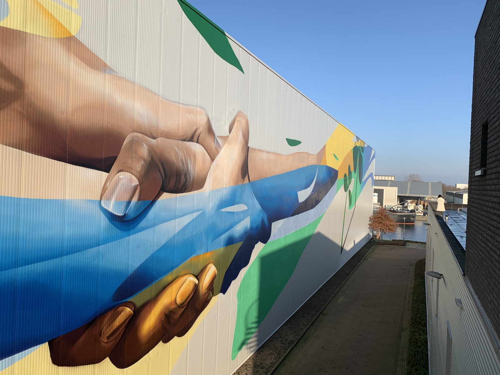 gomad grootste muurschildering van nederland vice versa oss