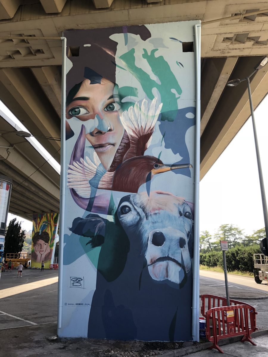 gomad mural street art festival barcelona