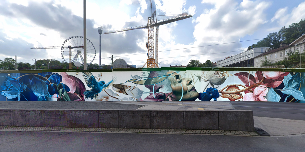 gomad mural travikverket gothenburg sweden