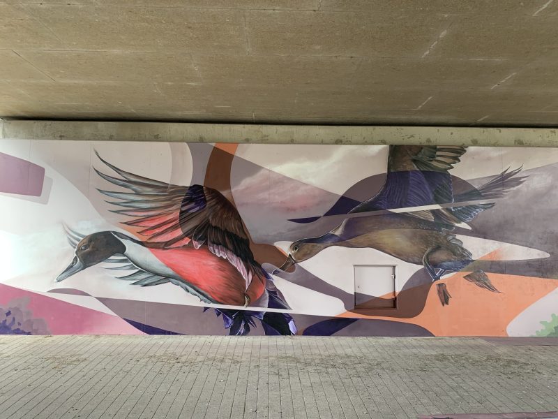 gomad viaduct graffiti muurschildering diemen