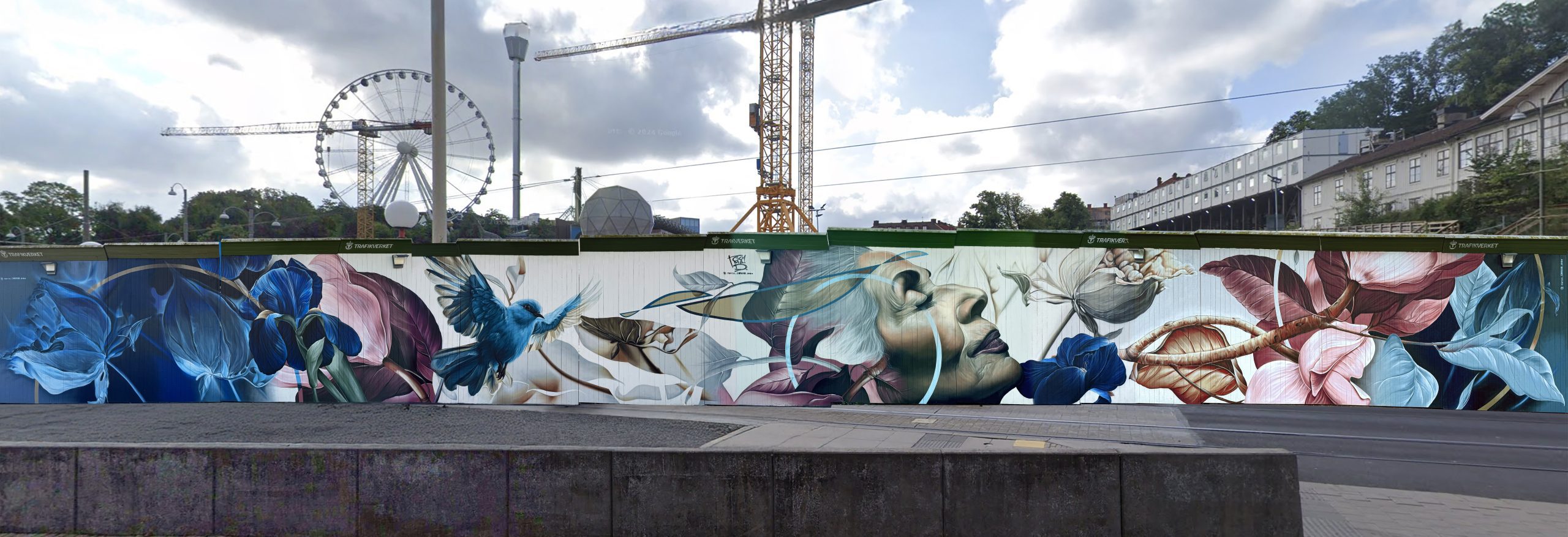 gomad mural travikverket gothenburg sweden