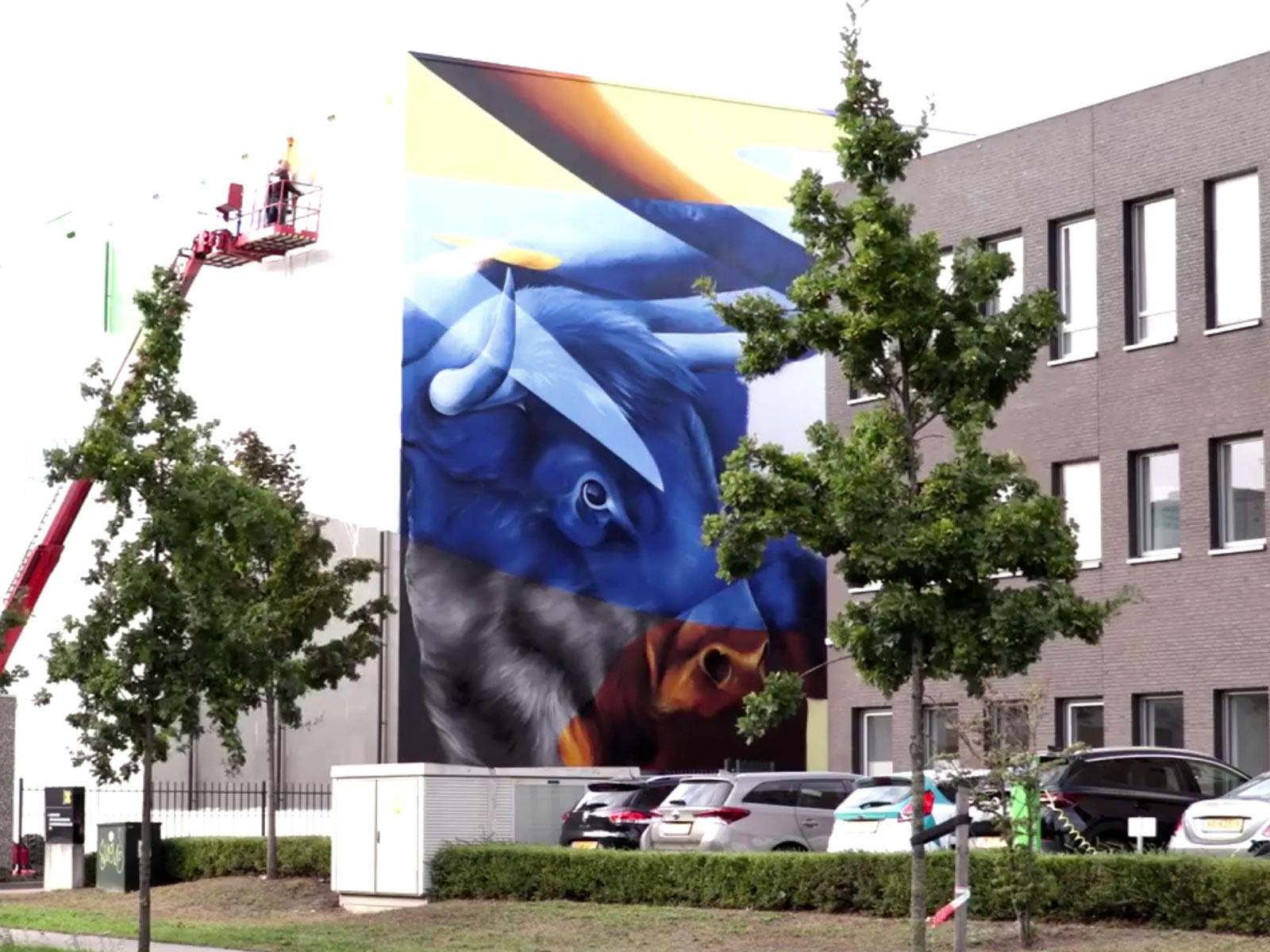 gomad grootste muurschildering van nederland vice versa oss