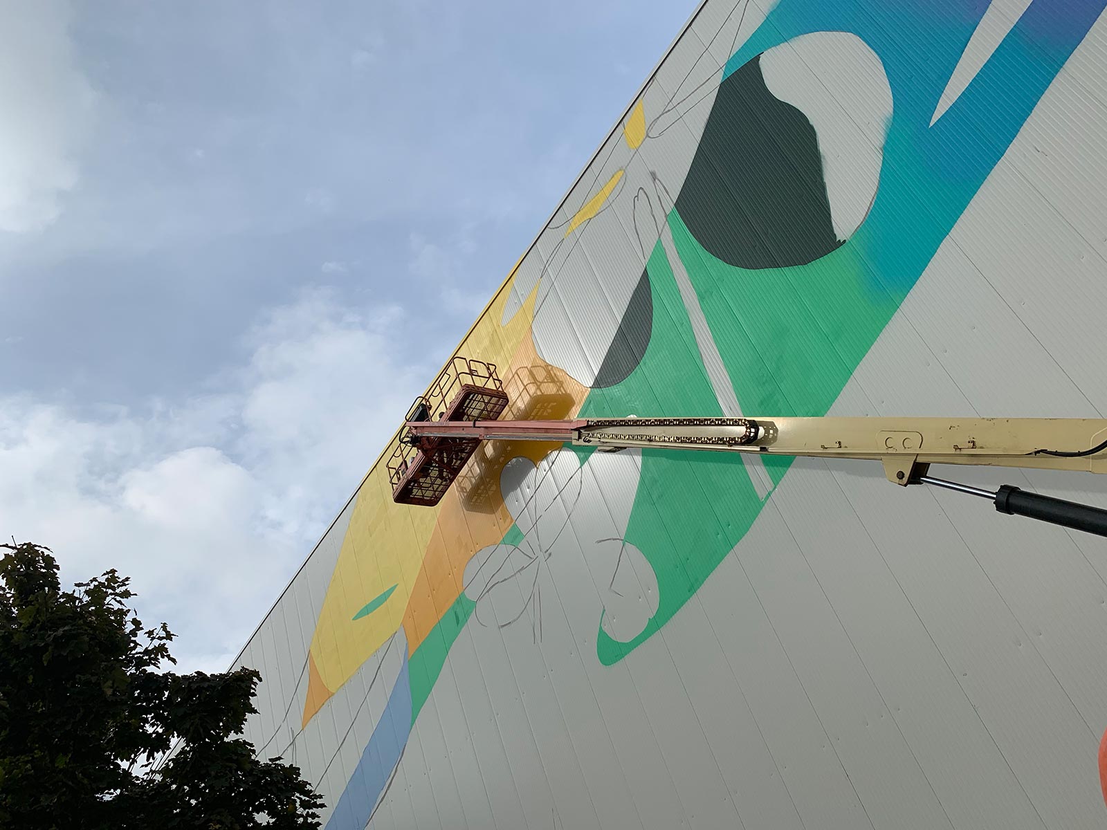 gomad grootste muurschildering van nederland vice versa oss