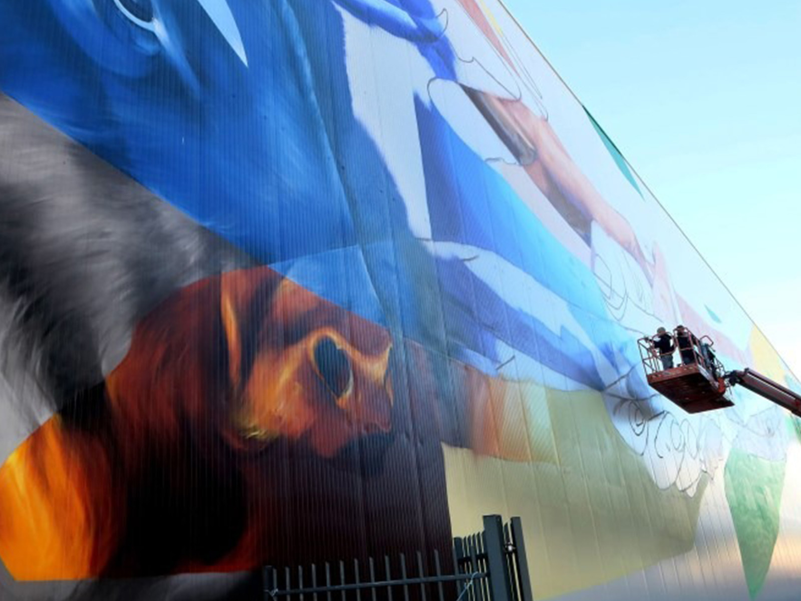 gomad grootste muurschildering van nederland vice versa oss