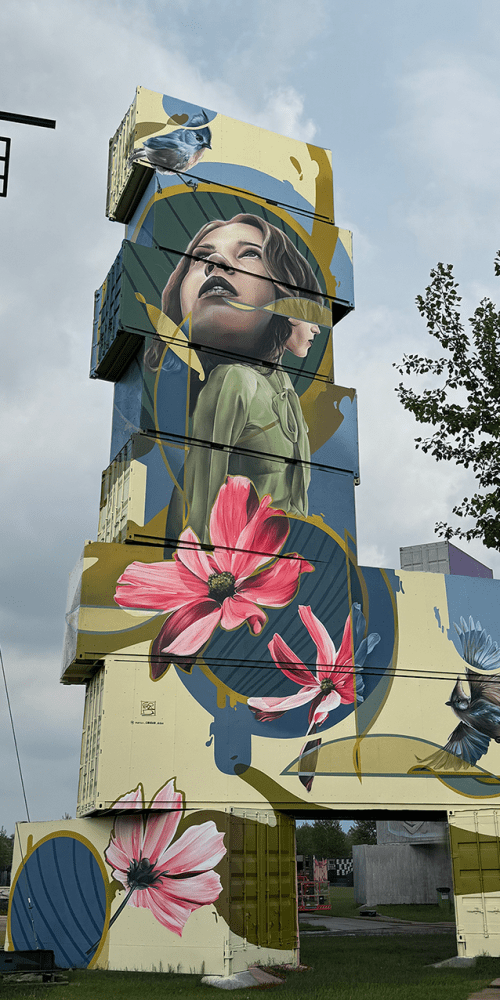 gomad north west walls rock werchter mural after