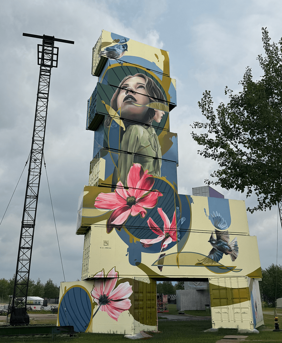 gomad north west walls rock werchter mural after