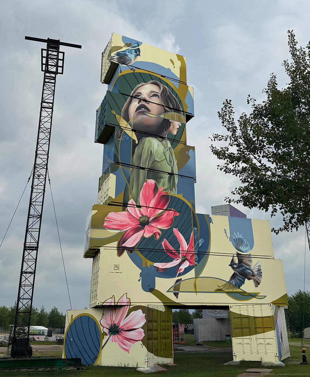 gomad north west walls rock werchter mural after